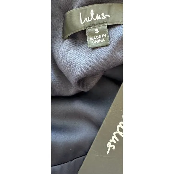 New ~ LULU'S ~ Fallen for You Satin High-Low Dress Size S GORGEOUS