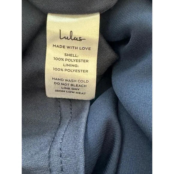 New ~ LULU'S ~ Fallen for You Satin High-Low Dress Size S GORGEOUS