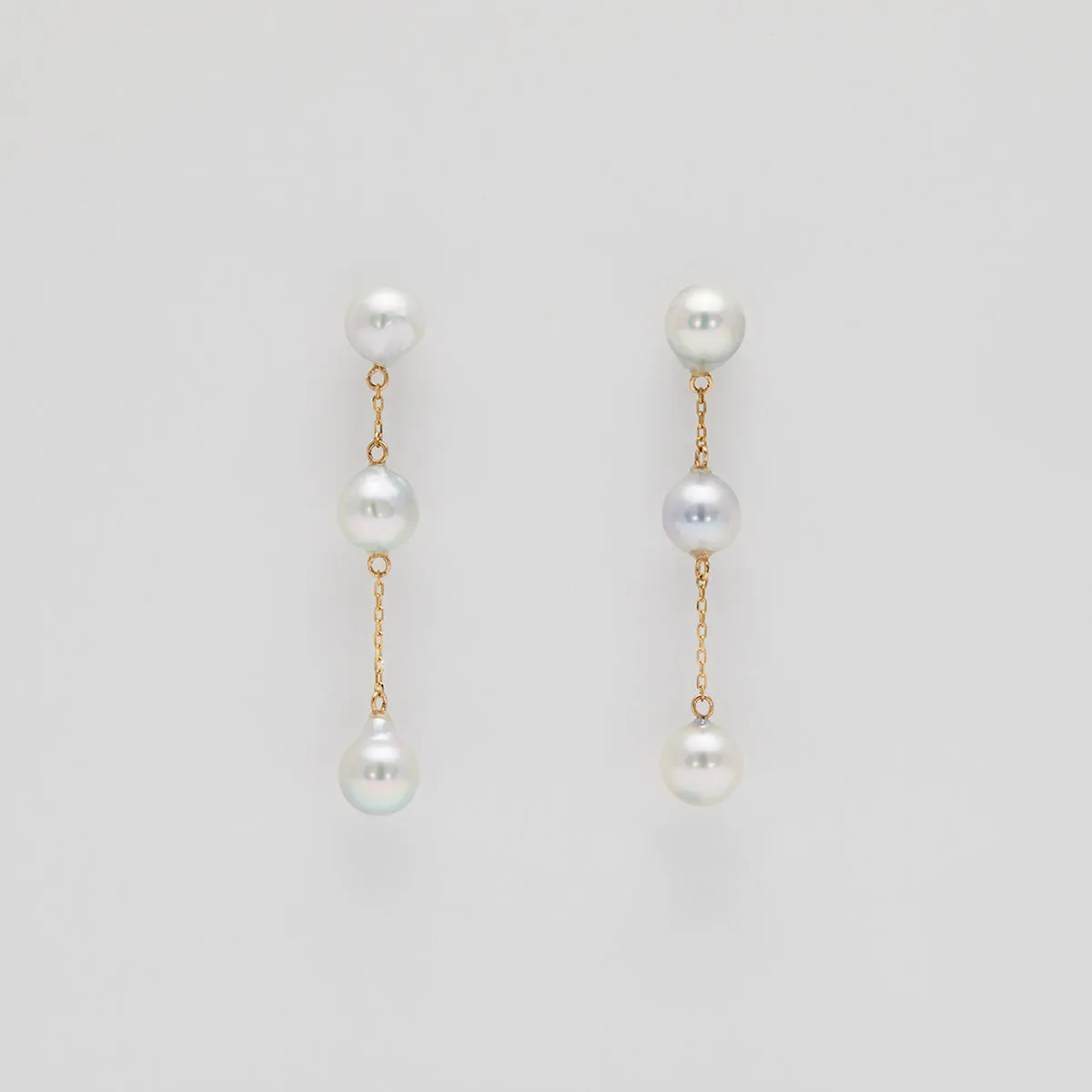 One-of-a-Kind Akoya Pearl Drop Earrings | APE26-OOAK