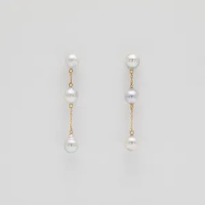 One-of-a-Kind Akoya Pearl Drop Earrings | APE26-OOAK