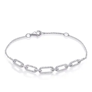 Oval Diamond Bracelet
