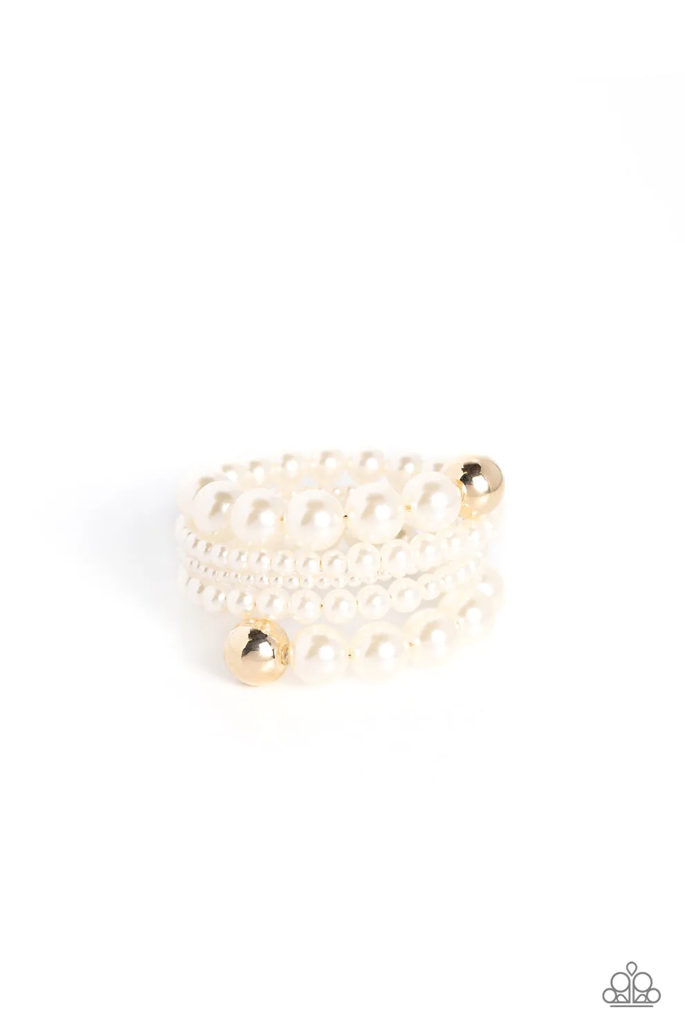 Paparazzi Pleasing Pirouette - Gold Bracelet