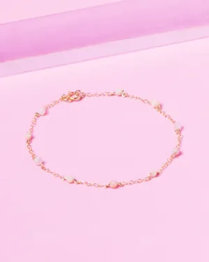 PINK OPAL CONSTELLATION 14K GOLD FILLED BRACELET