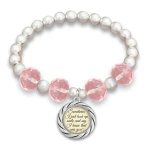 "I Know That Was You"  Beaded Stretch Bracelet