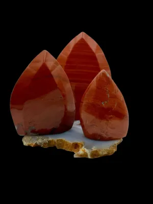 Red Jasper Flame, Red Jasper Crystal, Red Jasper Stone, Protective Stone