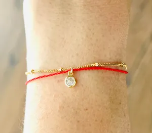 Delicate glutinous spring color bracelet