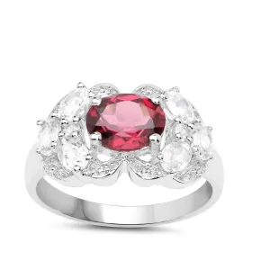 Rhodolite Garnet Cocktail Ring