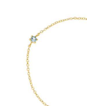Rosa Bracelet Blue 18ct Gold Plated