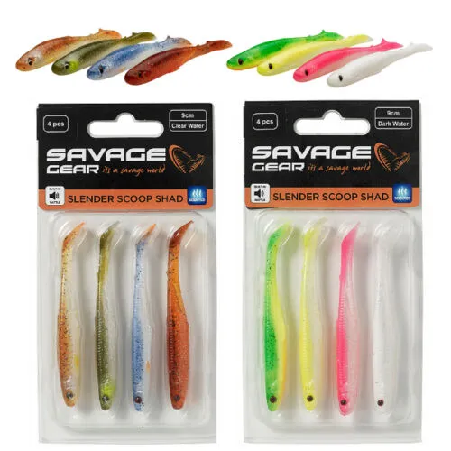 Savage Gear Slender Scoop Shad Mix