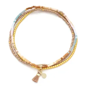 Scout Curated Wears Chromacolor Miyuki Bracelet Trio - Desert Multi