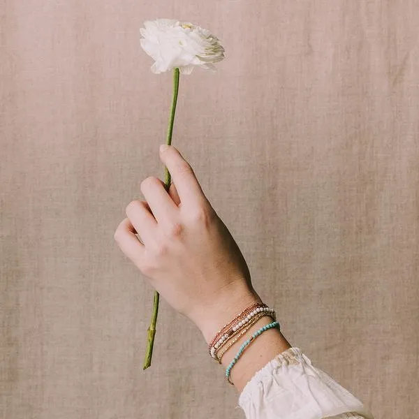Scout Curated Wears Delicate Stone Wrap Bracelet/Necklace - Fluorite