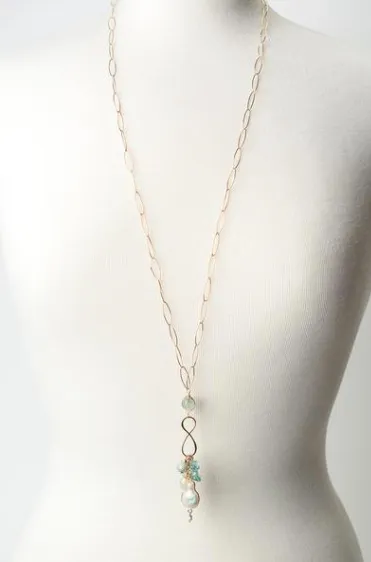 Serenity Infinity Tassel Necklace