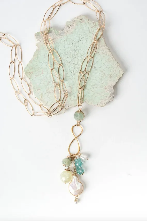 Serenity Infinity Tassel Necklace