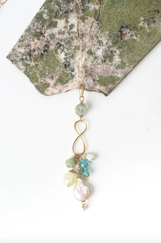 Serenity Infinity Tassel Necklace