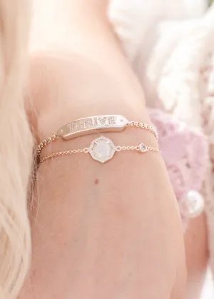 Signature Petite Bracelet, Gold
