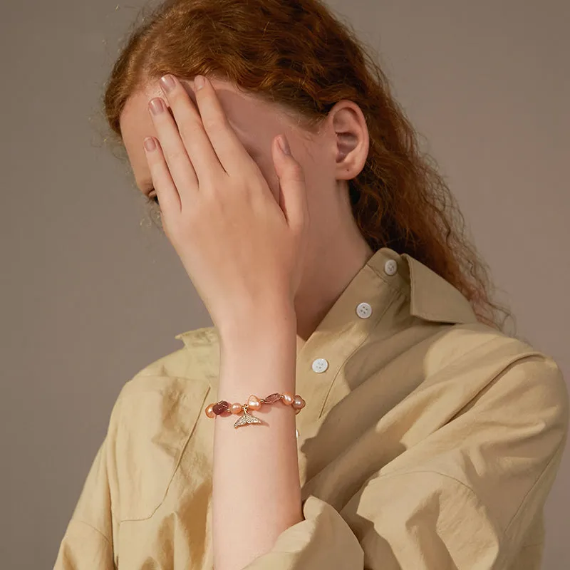 Special-shaped Pearl String Fishtail Bracelet