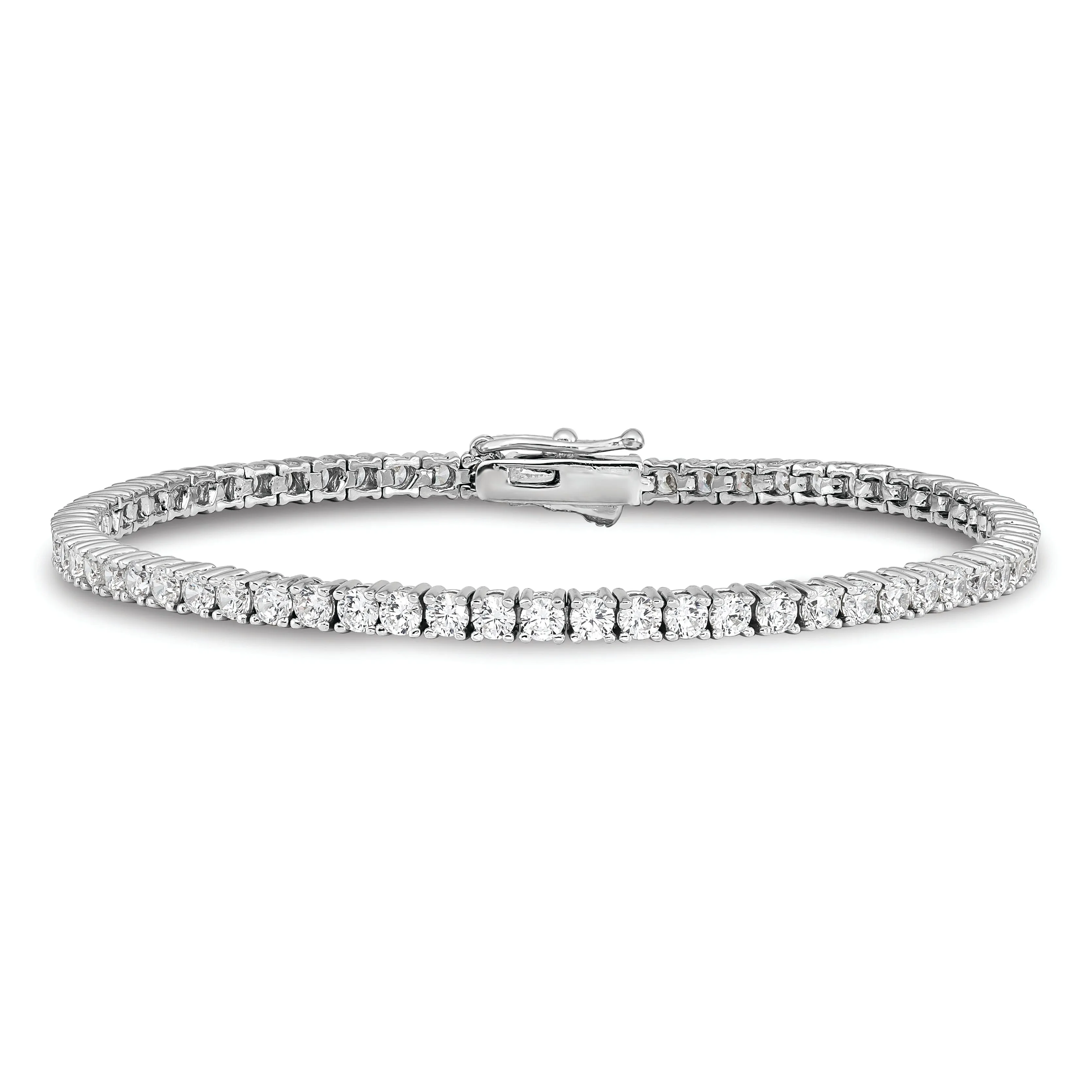 Sterling Silver CZ 7 inch Bracelet