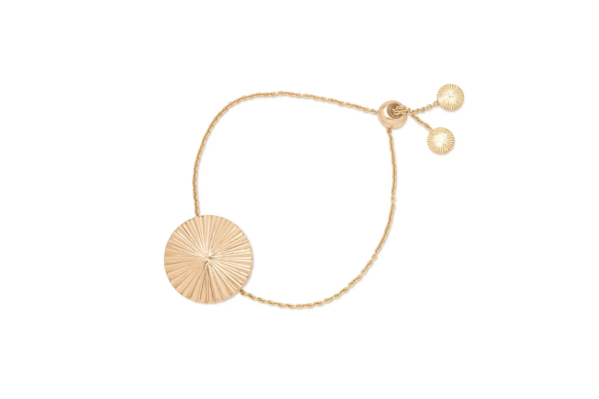 Studio Tara   I   Mulino 18K Gold Single Disk Chain Bracelet