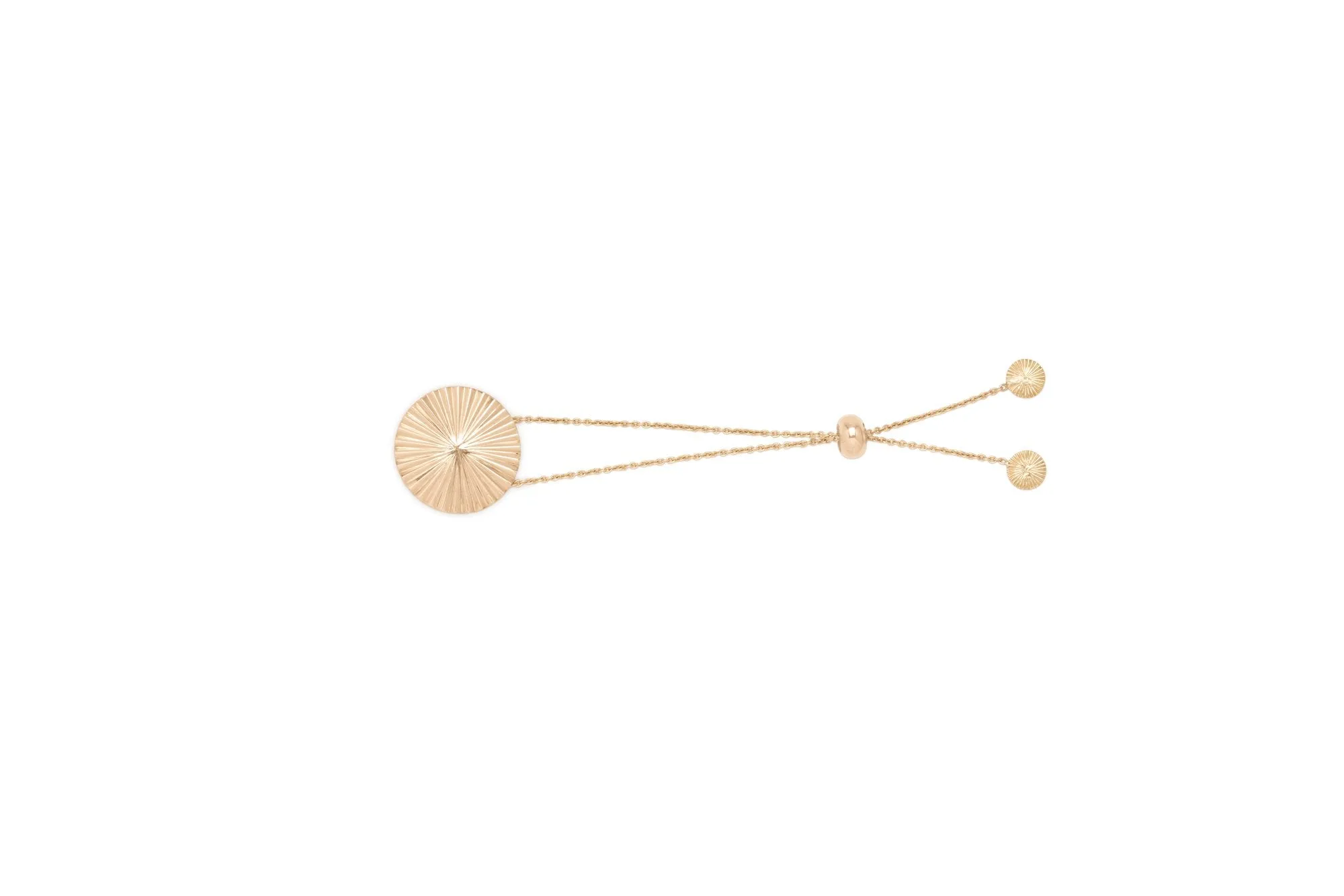 Studio Tara   I   Mulino 18K Gold Single Disk Chain Bracelet