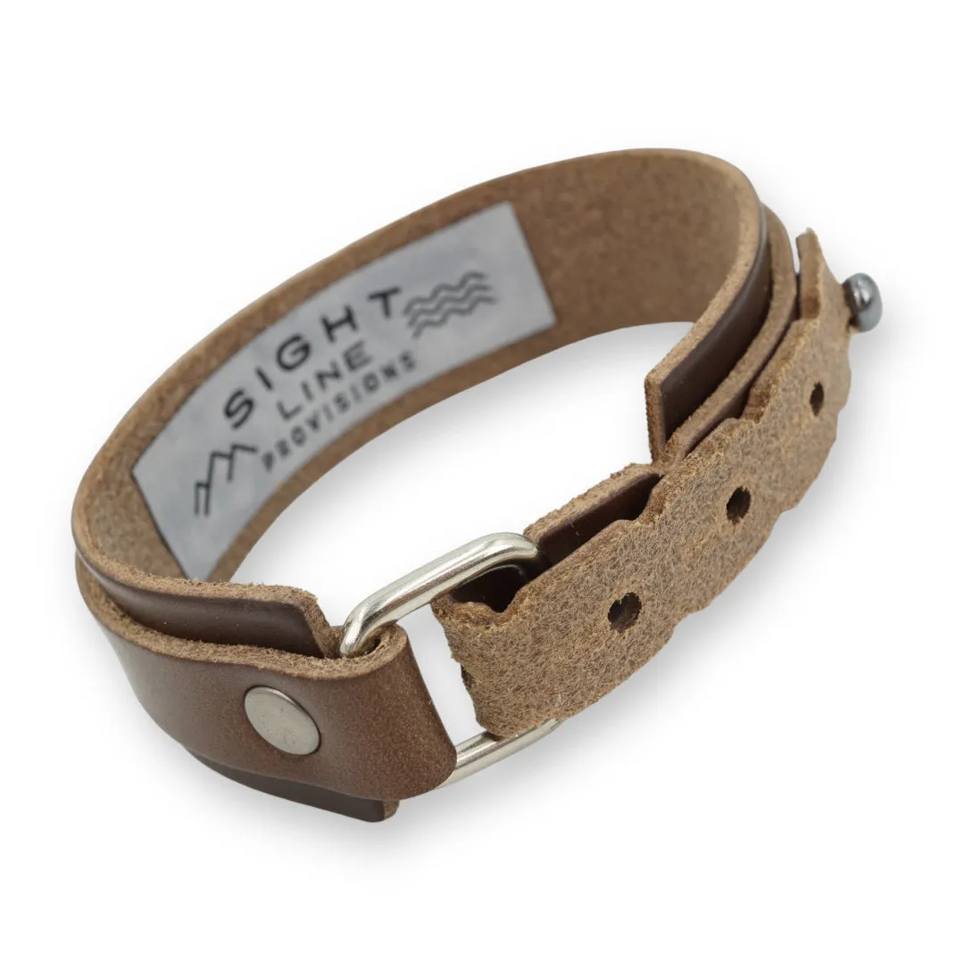 Textile   Bronze -- Stargazer Trout Fishing Bracelet