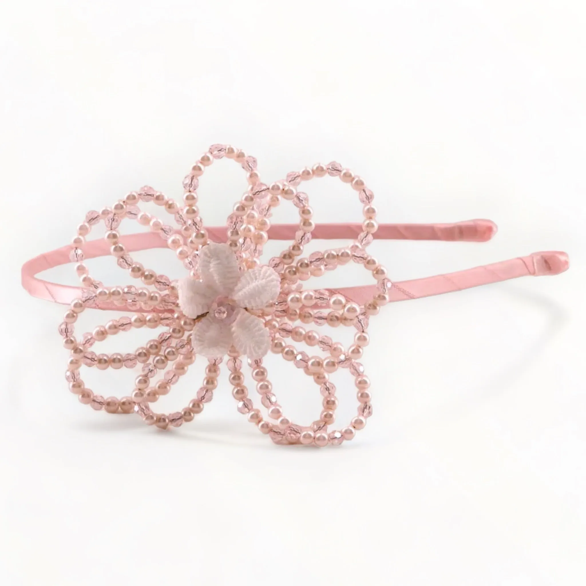 The Gabriella Pearl Petals Designer Headband