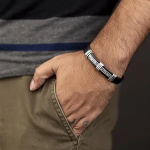 Trendy artificial leather copper strip bracelet for Women & Men