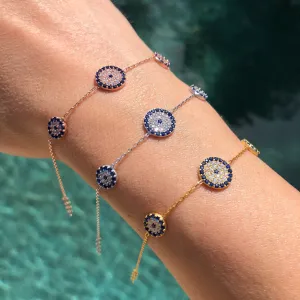 Trois Elegant Evil Eye Bracelet