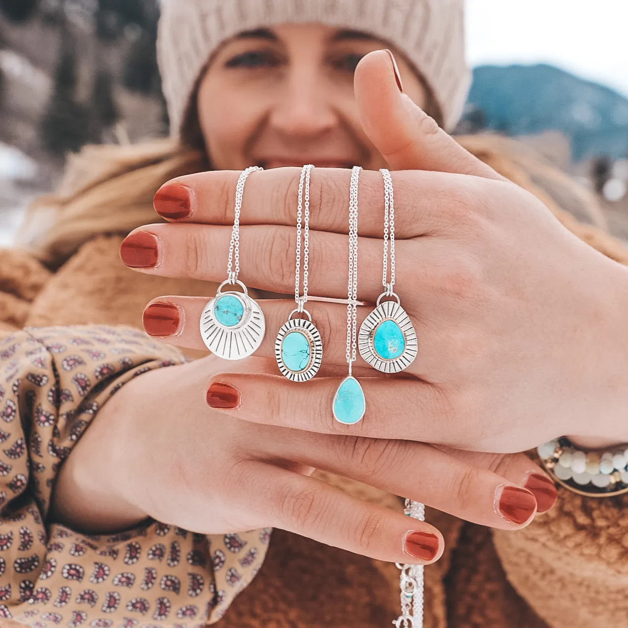 Turquoise Rising Necklace #2
