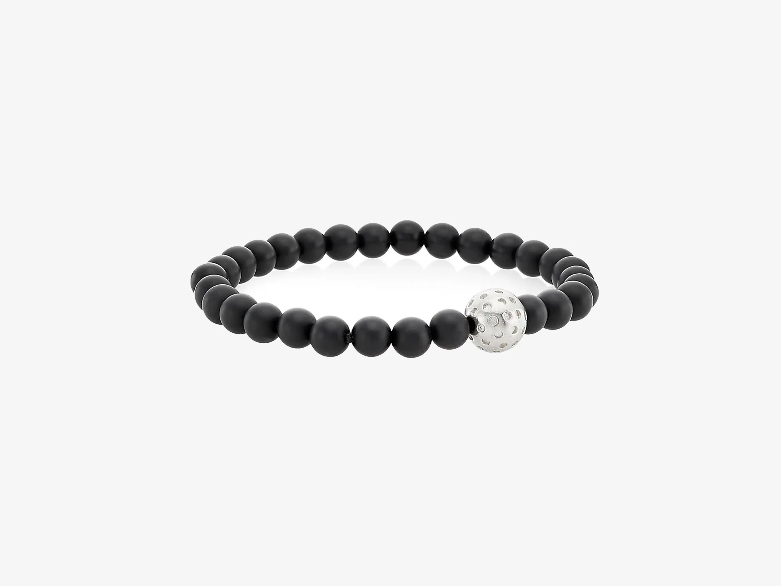 UNISEX Pickleball Bracelets with Sterling Silver Perforated Ball