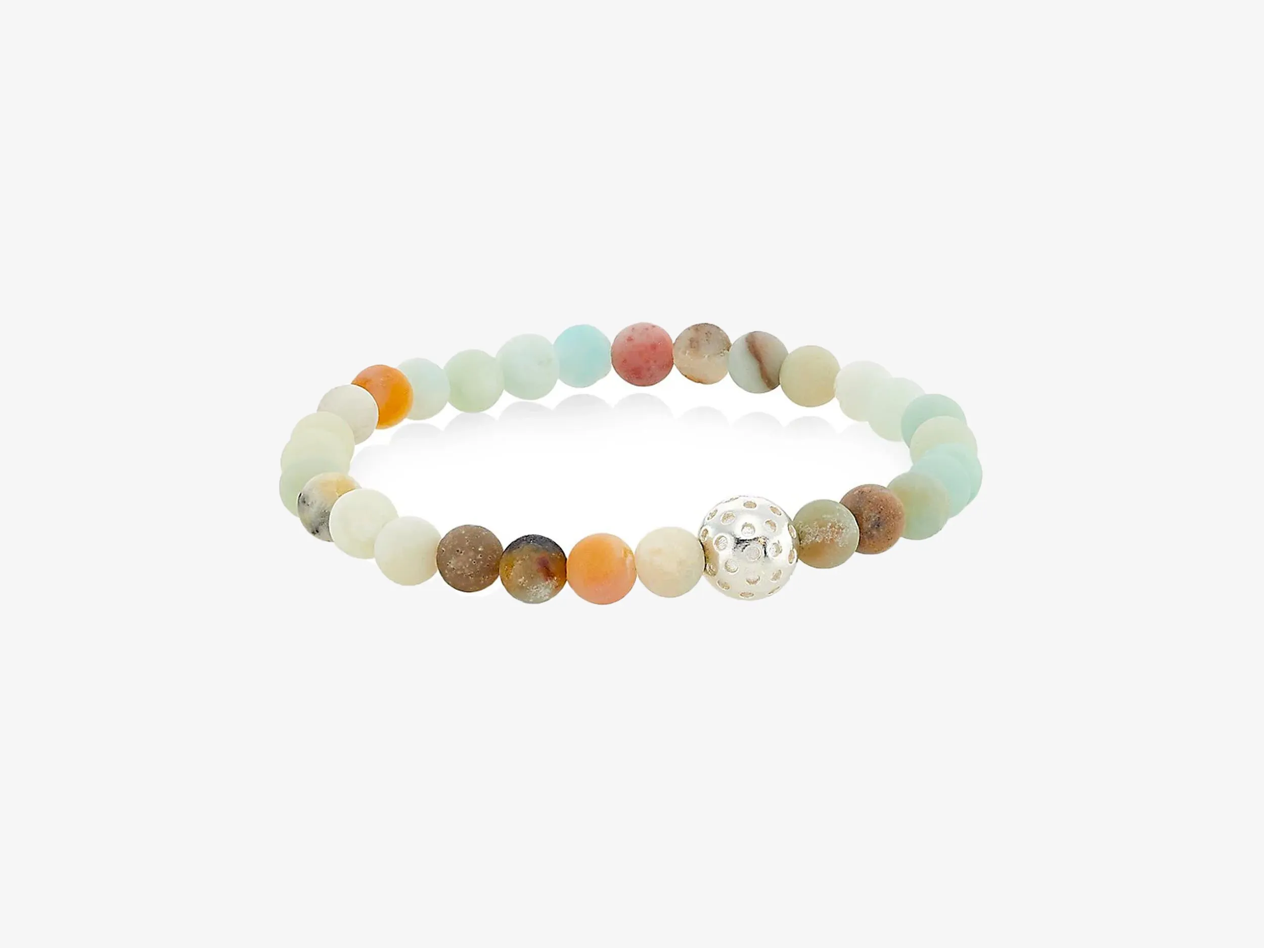 UNISEX Pickleball Bracelets with Sterling Silver Perforated Ball
