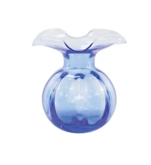 Vietri Hibiscus Glass Cobalt Bud Vase