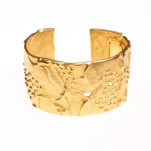 Vintage Kenneth Jay Lane Gold Cuff Bracelet
