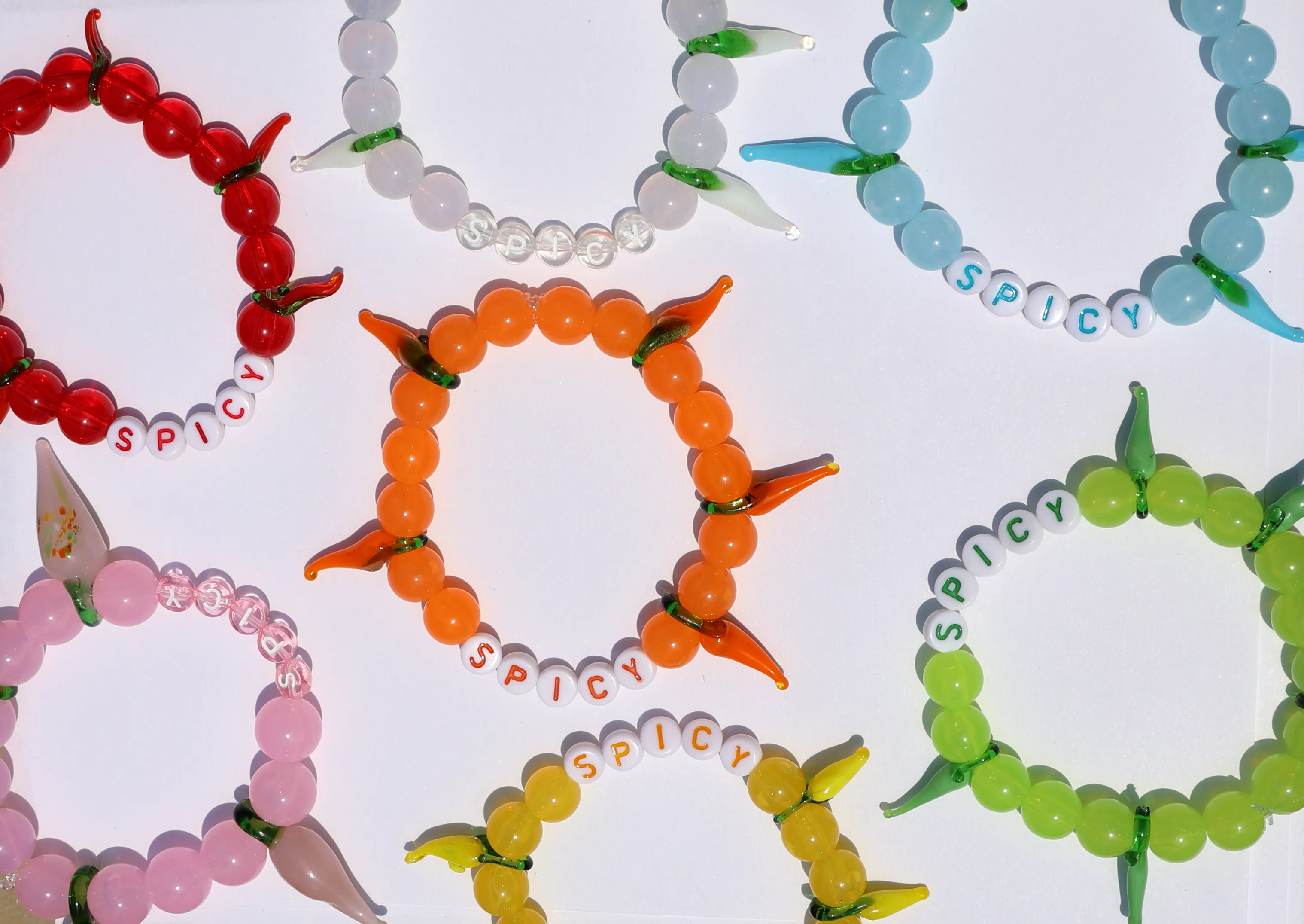 YELLOW SPICY KANDI BRACELET